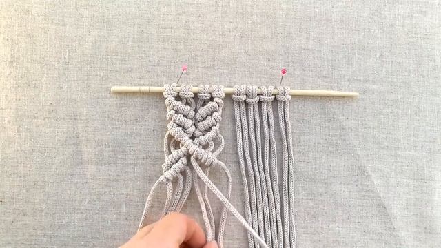 DIY Macrame Tutorial | Мини Панно | Урок для новичков смотреть онлайн