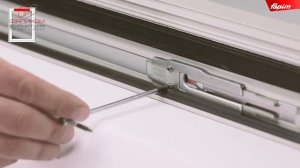 Скрытые петли для окна, система magicube