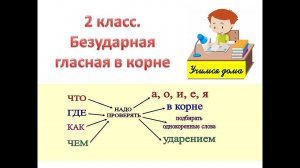 Безударные гласные 2 класс Часть 1