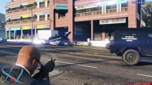 GTA 5 - La Puerta Assassination + Six Star Escape