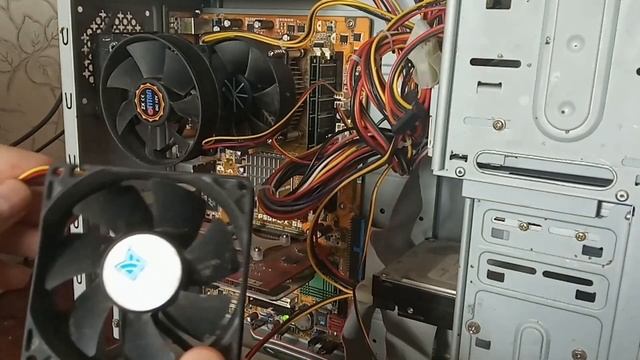 Доп охлаждение процессора и охлаждение зоны VRM. смотреть онлайн