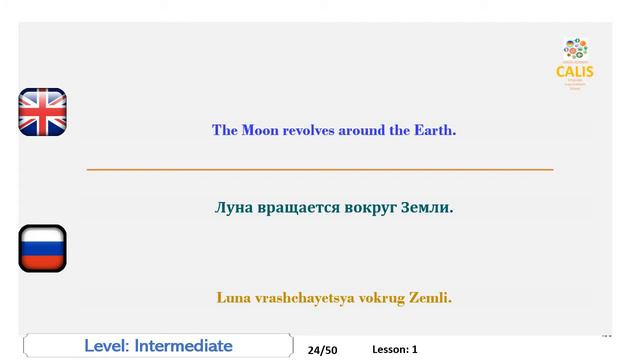1. Russian Intermediate Level Speaking Lesson Practice Learning