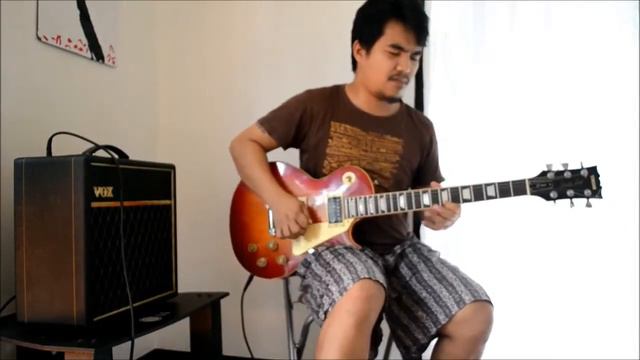 Allman Brothers Backing Track Jam (Yamaha SL380/Vox Pathfinder) смотреть онлайн