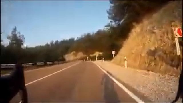 Обзор трассы шоссейной разделки Дивноморск-скала Парус смотреть онлайн