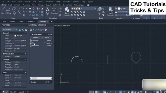 Autocad Xref attachment vs overlay |Autocad external reference tutorial | Autocad external referenc смотреть онлайн