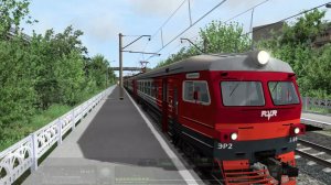 Train simulator Эр2-5186 с поездом Москва-Курская - Серпухов