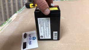 Обзор Аккумулятора 6 В 4,5 ампера для детского электромобиля для авито