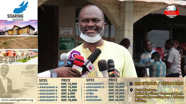 Good News: Ken Agyapong and his Men Finally Storms Accra City over his Promises