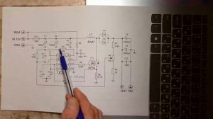 Автомобильный адаптер для ноутбука 12 V to 19V на UC3843 (Laptop car adapter step up)