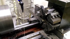 Токарный станок ЧПУ ОТ-5 16Б05 работа револьверной резцедержки.