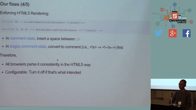 HTML5DevConf: Adonis Fung, Yahoo: A Novel Solution to Auto Resolve HTML Compatibility Issues