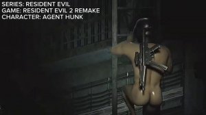 RESIDENT EVIL 2 REMAKE HUNK NUDE GAME MOD ‼️
