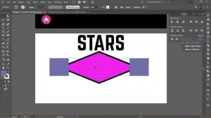 Illustrator tutorial text into diamond shape