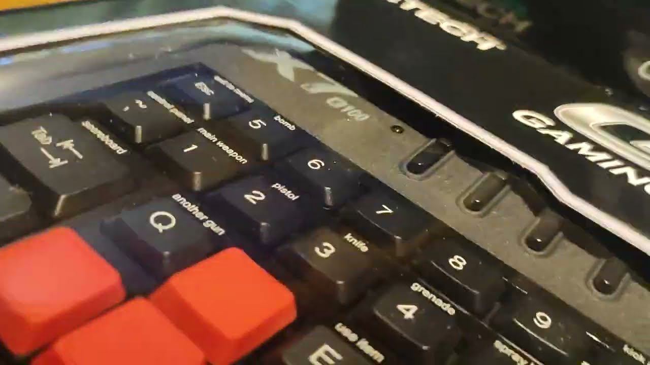 РАСПАКОВКА -ИГРОВАЯ КЛАВИАТУРА - КЕЙПАД - A4TECH X7 G 100