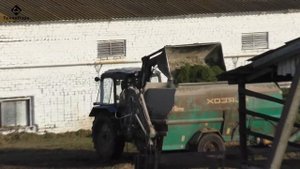 Заготовка силоса Работа в силосной яме