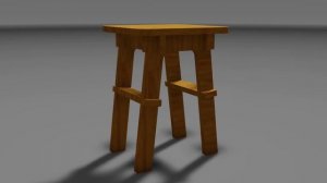 Табурет из остатков фанеры - вариант 2