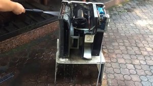 Чистка оконного кондиционера. Днепр
