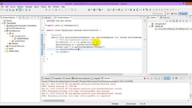 JSP and Servlets #3 - Using context and init param (ServletContext and ServletConfig interfaces) смотреть онлайн