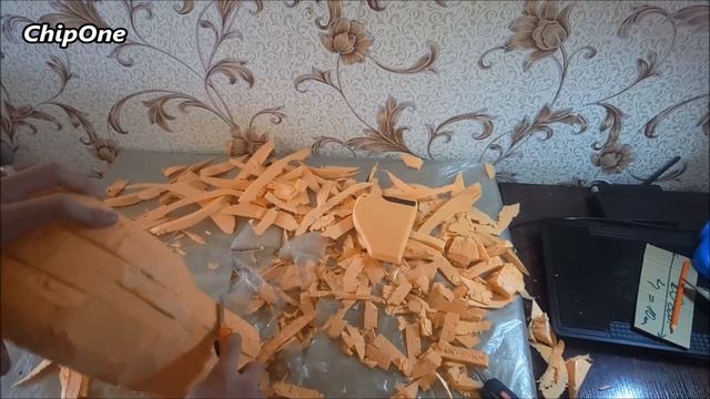 Как сделать манекен головы для лепки из пеноплекса/Макет головы/How to create a Model of the head смотреть онлайн