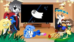 UNDERTALE REACT TO W.D GASTER(mi AU)