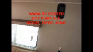 2017 PUMA XLE 25FBC 1847 TRAVEL TRAILER