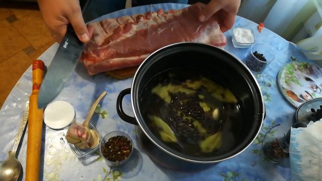 ГРУДИНКА ГОРЯЧЕГО КОПЧЕНИЯ. СУПЕР РЕЦЕПТ!!!