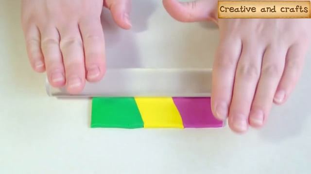 ✔ Полимерная глина. ПЛАВНЫЙ ПЕРЕХОД цвета вручную - Техника Skinner Blend / Светлана Няшина смотреть онлайн