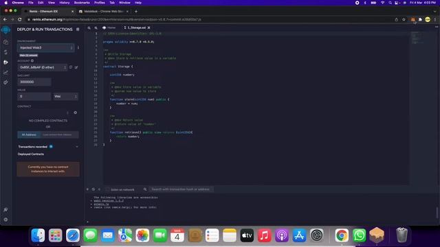 How to Deploy Solidity Contracts through Remix IDE, Metamask and Ganache смотреть онлайн