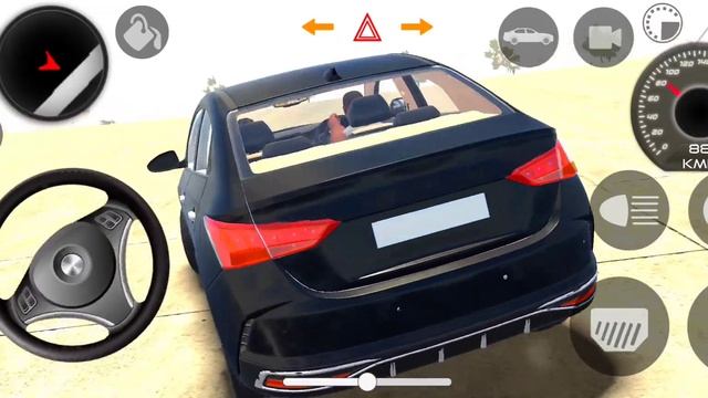 Indian Cars Simulator 3D Verna In Black Gameplay. смотреть онлайн