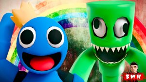 СИНЕБОТ В АТАКЕ!МОИ РАДУЖНЫЕ ДРУЗЬЯ В РОБЛОКС!ИГРА RAINBOW FRIENDS В ROBLOX ПРОХОЖДЕНИЕ!ШОУ ХРИПЛОГО