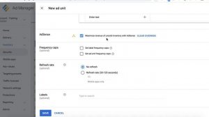 Setting Up Ad Units in Google Ad Manager