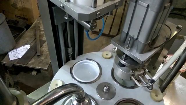 ПОЛУАВТОМАТ АФ-600 фасовки в СТАКАН с запайкой фольгой