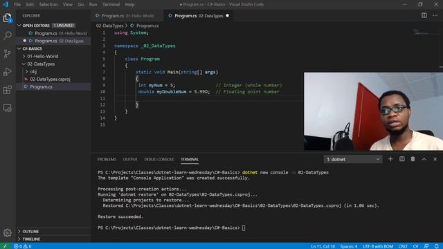 C# Basics: Working with Data Types смотреть онлайн