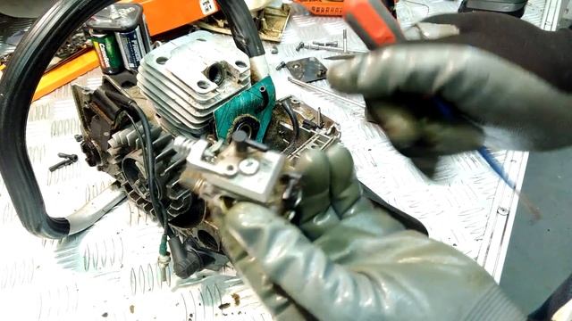 Китайский STIHL в народе ЦЫГАНКА разборка диагностика/Chinese FAKE STIHL disassembly смотреть онлайн