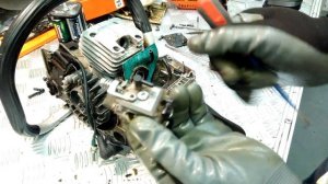 Китайский STIHL в народе ЦЫГАНКА разборка диагностика/Chinese FAKE STIHL disassembly