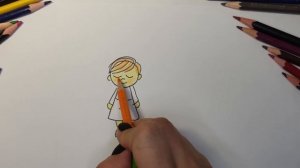 *МАЛЬЧИК* Как легко и просто нарисовать МАЛЬЧИКА, пошаговый  рисунок.How to draw a boy.