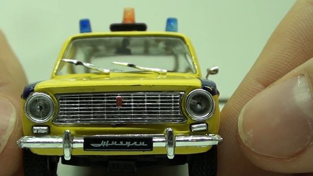 ВАЗ-2101 "Милиция ГАИ" 1:43 | DeAgostini | Автомобиль на службе Обзор модели! смотреть онлайн
