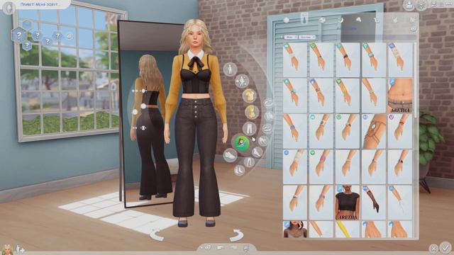 CAS • Девушка с конного ранчо • TS4 CC смотреть онлайн