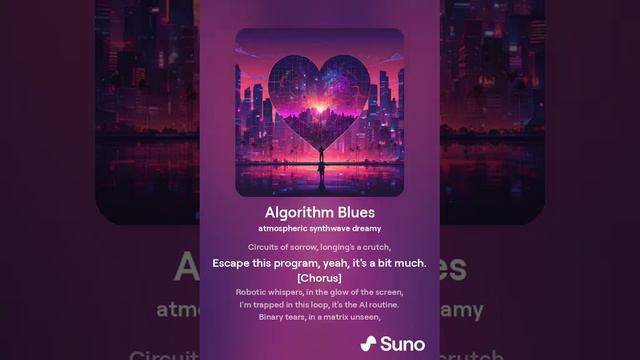 Algorithm Blues Metallic Heartbeat