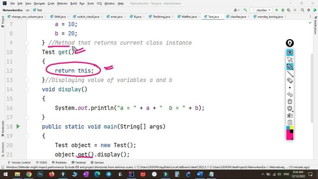 this keyword in Java || Computer Science || Class 12th || Java in Hindi || Networkers Era || смотреть онлайн