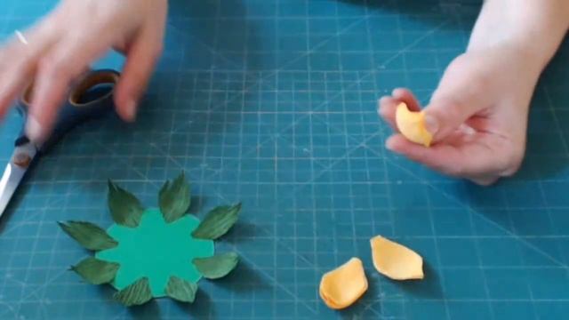 Мастер-класс. Открытка с цветком из бумаги. Творчество с детьми. смотреть онлайн