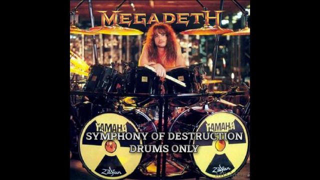 MEGADETH - SYMPHONY OF DESTRUCTION DRUMS ONLY (STUDIO TAKE) смотреть онлайн