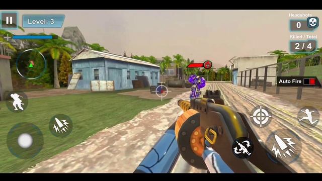 Robot Jungle Strike - Fps Shooting Game - Android GamePlay. смотреть онлайн