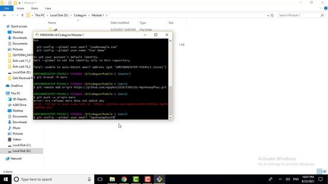HƯỚNG DẪN CÀI ĐẶT GIT| CODEGYM ĐÀ NẴNG смотреть онлайн