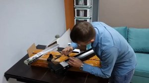 Кронштейн электро лифт для телевизора 40-50‟ К108M -распаковка и обзор.