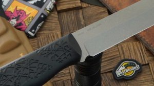 Нож Mr.Blade A-38, сталь 95Х18, stonewash, рукоять черный эластон