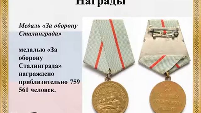 День воинской славы России СТАЛИНГРАДСКАЯ БИТВА 1942-1943