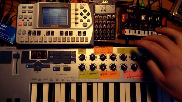 Techno-ish House Jam ▶ Yamaha QY70, Korg NTS-1, PO-33 смотреть онлайн
