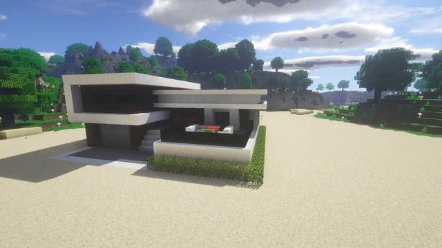 Modern House on the Island / Дом в современном стиле на острове - Minecraft building timelapse смотреть онлайн