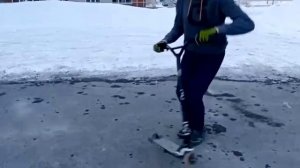 Как сделать хил на трюковом самокате